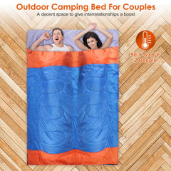 2 People Sleeping Bag for Adult & Kids - Lightweight & Water Resistant