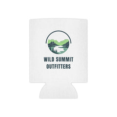 Wild Summit Outfitters Can Cooler – Outdoor Mountain Logo Beverage Koozie