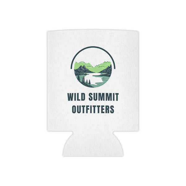 Wild Summit Outfitters Can Cooler – Outdoor Mountain Logo Beverage Koozie
