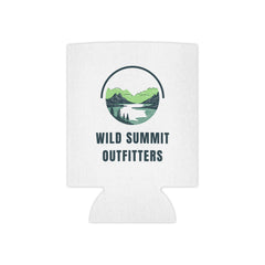 Wild Summit Outfitters Can Cooler – Outdoor Mountain Logo Beverage Koozie