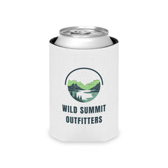 Wild Summit Outfitters Can Cooler – Outdoor Mountain Logo Beverage Koozie