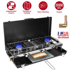 3-Burner Propane Camping Stove