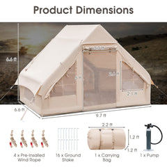 Inflatable Camping Tent for 2/4/6 People