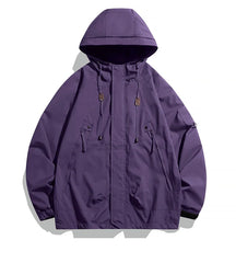 Men’s Waterproof Windbreaker Hooded Jacket