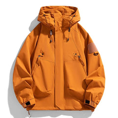 Men’s Waterproof Windbreaker Hooded Jacket