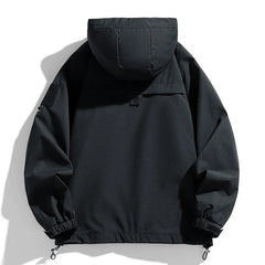Men’s Waterproof Windbreaker Hooded Jacket