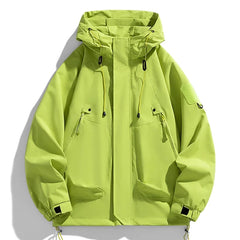 Men’s Waterproof Windbreaker Hooded Jacket