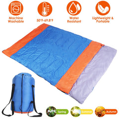 2 People Sleeping Bag for Adult & Kids - Lightweight & Water Resistant