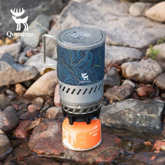 Integrated Heat Collection Stove System for Camping