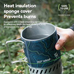Integrated Heat Collection Stove System for Camping